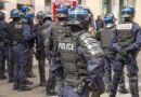 Policiers lors de manifestation du 1er mai en France